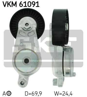 VKM61091 Strammehjul for kilerem - autoreservedele | SKF | Landberg.dk